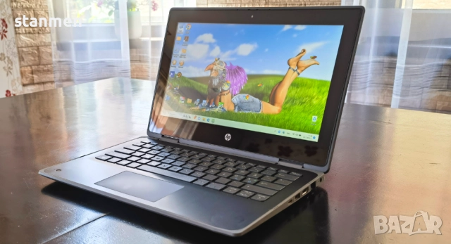 Продавам Гаранционен HP Touchscreen ProBook X360/IPS11.6сKам/4CoreUp3.1ghz/8gbDDR/SSD256gb/НоваБат  