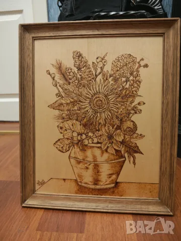 Изцяло дървена картина , снимка 2 - Картини - 48325569