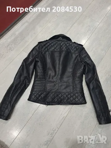 Дамско кожено яке -,,S", снимка 8 - Якета - 49620042