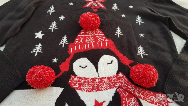 Дамска коледна рокля блузон Л-ХЛ , снимка 9 - Рокли - 48389224