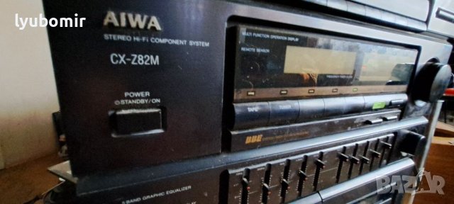 Aiwa система, снимка 5 - Ресийвъри, усилватели, смесителни пултове - 38816200
