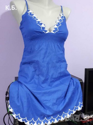 Рокля с бродерия р-р XS,S, снимка 6 - Рокли - 33269181