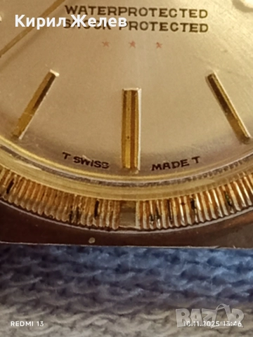 Стар механичен часовник мъжки HUDSON позлатен работи иска почистване 51439, снимка 4 - Антикварни и старинни предмети - 52362494