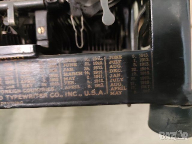 Продавам американска пишеща машина Underwood No. 5, снимка 7 - Антикварни и старинни предмети - 33610508
