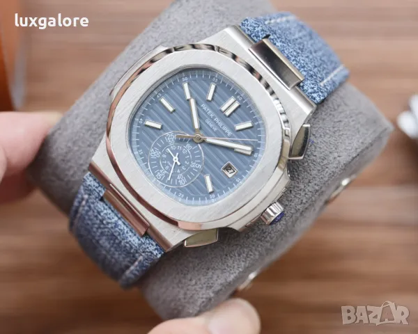 Мъжки часовник Patek Philippe Nautilus с автоматичен механизъм, снимка 9 - Мъжки - 48075346