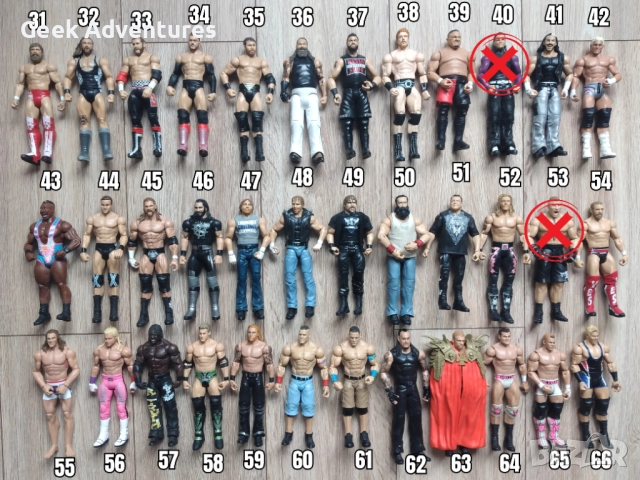 Екшън Фигурки WWE Кеч Pro-Wrestling Action Figures Dean Ambrose Hogan Cena, снимка 2 - Колекции - 46527048