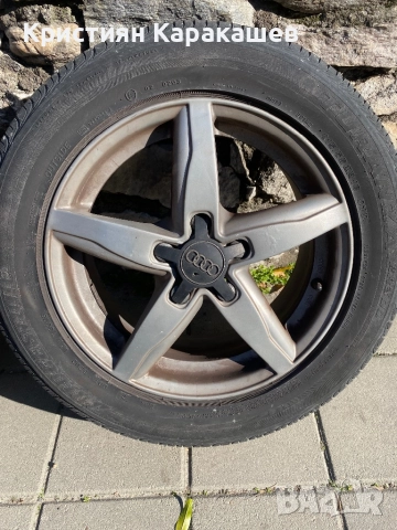 4БР Джанти 16 цола за Ауди с летни гуми , снимка 3 - Гуми и джанти - 52435716