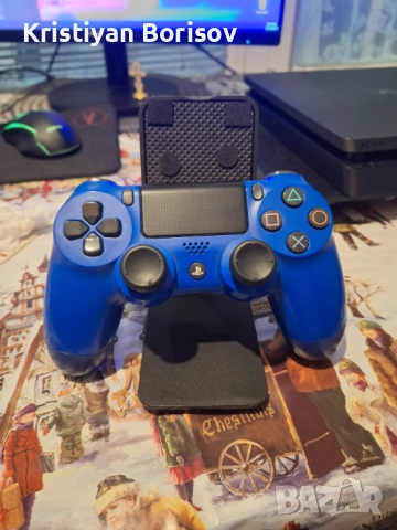 Ps4:slim + контролер + кабели + 7 игри бонус, снимка 6 - PlayStation конзоли - 52719765