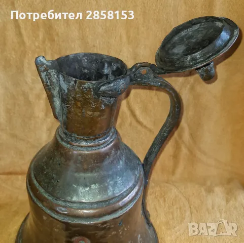 Стар Османски меден съд , снимка 5 - Антикварни и старинни предмети - 48437149