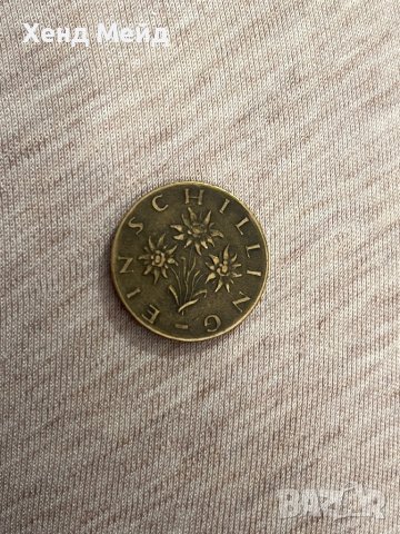 Австрийски шилинг от 1962, снимка 2 - Нумизматика и бонистика - 40672168