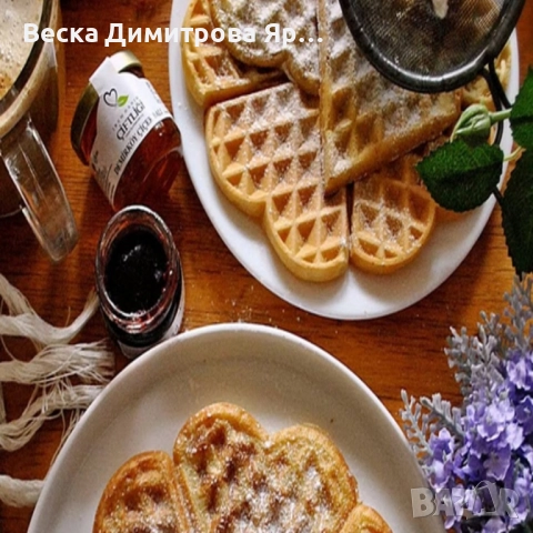 Гофретник с терморегулатор и незалепващи плочи – перфектни гофрети всеки път, снимка 5 - Гофретници - 52574057