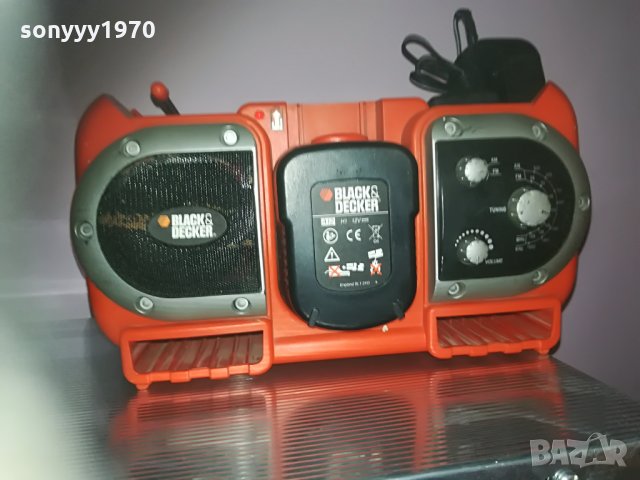 black & decker profi radio & battery+charger 2905211637, снимка 15 - Ресийвъри, усилватели, смесителни пултове - 33038176
