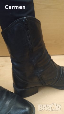 Дамски боти от естествена кожа, снимка 6 - Дамски боти - 32973376