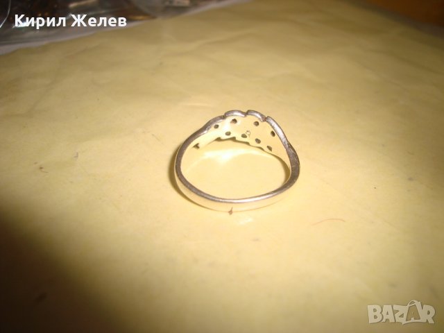 СРЕБЪРЕН ФЛОРАЛЕН ПРЪСТЕН - ЛИСТО СРЕБРО 925 НЕЖЕН и КРАСИВ 22339, снимка 9 - Пръстени - 33004881
