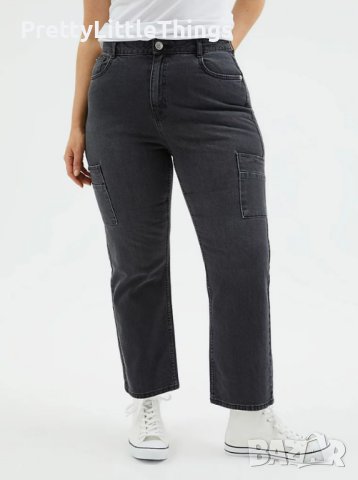 Дамски макси cargo дънки George размер L/XL, снимка 2 - Дънки - 43756200