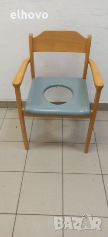 Дървен стол тоалетна, снимка 3 - Тоалетни столове - 33012631