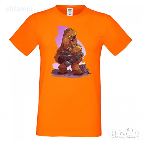 Мъжка тениска Star Wars Chewbacca Star Wars Игра,Изненада,Подарък,Геймър, 