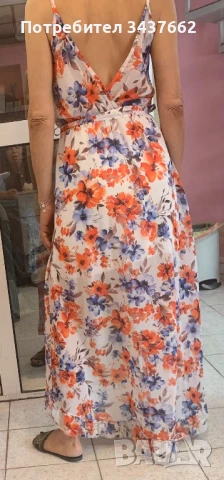 Рокля дълга елегантна, снимка 7 - Рокли - 50981012