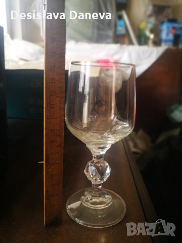 Сервиз 6 стъклени чаши за аперитив или вино, 150 мл, снимка 4 - Сервизи - 29920146