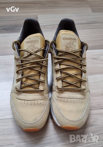 Детски кожени маратонки Reebok Classic Leather Wheat - 36, снимка 8 - Детски маратонки - 40228387