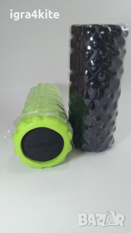 Foam Roller Larsen иновативна 2в1 без основа ролка за тренировки и йога, снимка 1 - Йога - 40769386