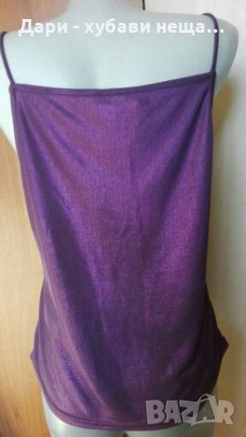 Еластичен блестящ потник🌸🍀L,XL🌸🍀, снимка 2 - Потници - 33474710