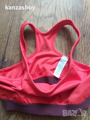  Nike Pro Classic Bra Vermelho - страхотно бюстие, снимка 7 - Корсети, бюстиета, топове - 33227877