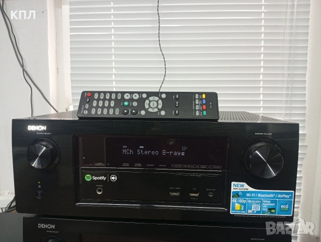 7.2 канален ресивър DENON AVR-X 2100 Bluetooth 4K Wi-fi, снимка 7 - Ресийвъри, усилватели, смесителни пултове - 53505179