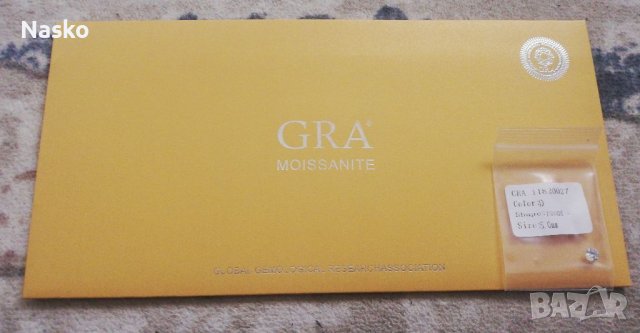 Мойсанит (Диамант), снимка 9 - Други - 38971214