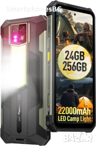 Ulefone Armor 24 24GB RAM 256GB ROM с IP68 защита, 1000 лумена фенер, снимка 1