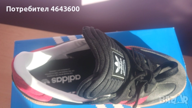 Дамски маратонки Аdidas Samba XLG Core Black Better Scarlet, снимка 4 - Маратонки - 52454576