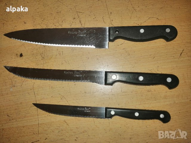 Продавам три кухненски маркови немски ножа, неръждъвейка