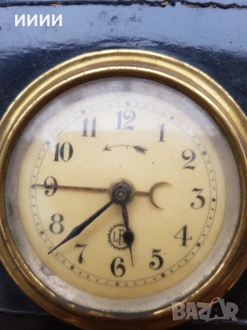 Каминен часовник будилник LFS, снимка 3 - Антикварни и старинни предмети - 53491432