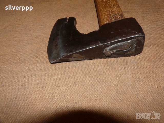  Стара българска инженерна брадва , снимка 3 - Антикварни и старинни предмети - 35038069