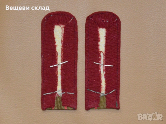 Строеви общовойскови пагони на полковник БНА, снимка 2 - Антикварни и старинни предмети - 53357303