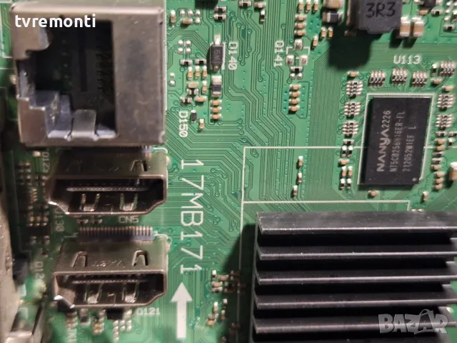 MAIN BOARD -17MB171 for 43inc DISPLAY VES430UNDH-2D-N44 for Hitachi 43HAE4351, снимка 2 - Части и Платки - 47283221