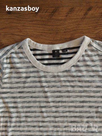 g-star elxa stripe straight r t wmn - страхотна дамска тениска КАТО НОВА, снимка 3 - Тениски - 37181411
