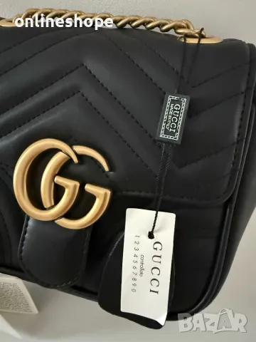 Дамска чанта GUCCI - Естествена кожа , снимка 4 - Чанти - 49737138