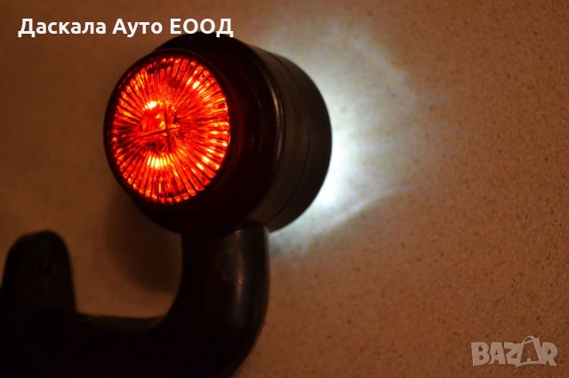 1 бр. ЛЕД LED Диодни рогчета , светлини за камион , 12-24V , 0113LRW , снимка 2 - Аксесоари и консумативи - 35553464