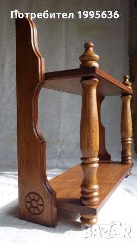 Дървена полица , снимка 4 - Декорация за дома - 28920512