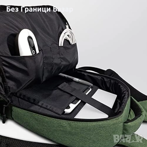 Нова Водоустойчива раница 20L с джоб за лаптоп до 16 инча за спорт ежедневие, снимка 3 - Раници - 51508288