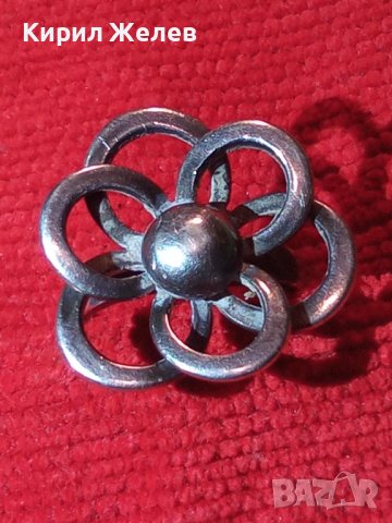 ФЛОРАЛЕН СРЕБЪРЕН ПРЪСТЕН ЦВЕТЕ 19448, снимка 2 - Пръстени - 31557309