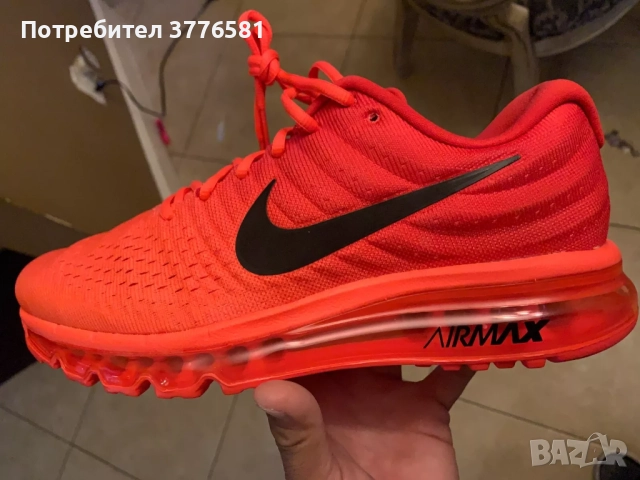 Маратонки Nike Air Max 2017 Red , снимка 4 - Маратонки - 52230449