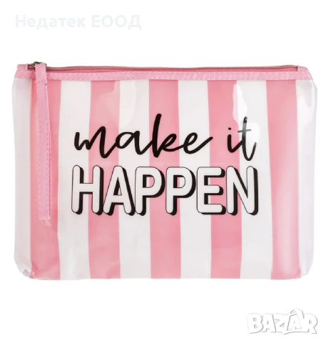 Несесер за таолетни принадлежности, Бял - Розов, 31x3x21см., снимка 2 - Чанти - 50820254