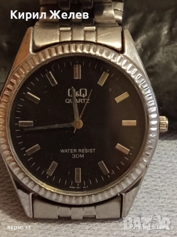 Елегантен часовник мъжки Q/Q QUARTZ JAPAN красив стилен дизайн 51562, снимка 2 - Мъжки - 52377429