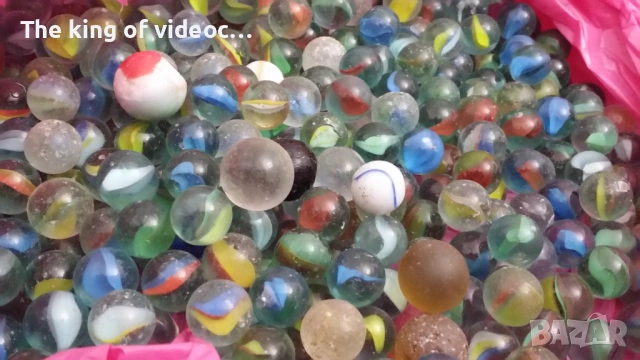 Стъклени топчета ( билички )  над 100 броя , снимка 2 - Колекции - 53599440