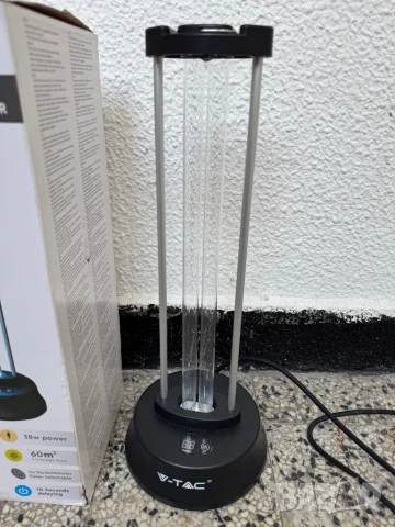  UV-C Лампа с Озон и Радарен Сензор - V-TAC VT-3229, За Стерилизация на Ново Ниво!, снимка 2 - Лед осветление - 51127309