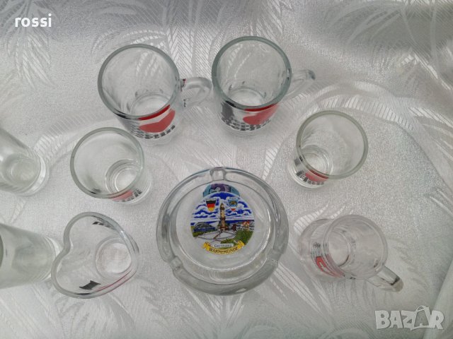 Красив немски сервиз за ракия 50-75 мл. и пепелник, снимка 4 - Сервизи - 36677338