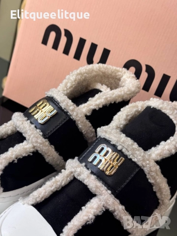 дамски пухени боти miu miu , снимка 2 - Дамски боти - 52415729
