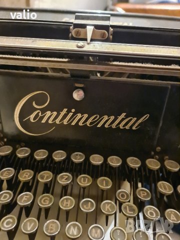 Стара Немска пишеща машина CONTINENTAL , снимка 10 - Антикварни и старинни предмети - 43951659